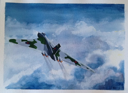 Watercolour and gouache on paper 25 x 35 cm £40 unframed