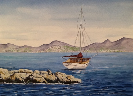 Watercolour on paper 26 x 36 cm £55 unframed