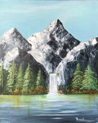 Mountain Waterfall